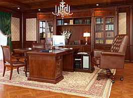 домашний кабинет Monarch, мебель библиотеки, деревянные стеновые панели, екатеринбург