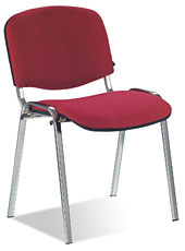 дешевый офисный стул на металлокаркасе Iso Chrome (Новый Стиль)