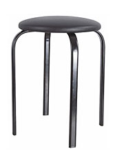 круглый стул на металлокаркасе Pento Black (Новый Стиль)