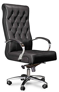 кресло для кабинета Боттичелли DB-13/хром, екатеринбург