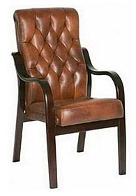 кресло для посетителей Боттичелли DB-13LB для классического кабинета, екатеринбург