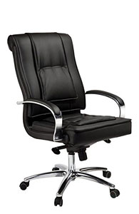 кресло для кабинета Донателло DB-730M/хром, екатеринбург